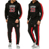 Abbigliamento di marca Degli Uomini di Modo Tuta casual Sportsuit Uomini Felpe Felpe Abbigliamento Sportivo JORDAN 23 Cappotto + Mutanda Degli Uomini di Set