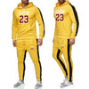 Abbigliamento di marca Degli Uomini di Modo Tuta casual Sportsuit Uomini Felpe Felpe Abbigliamento Sportivo JORDAN 23 Cappotto + Mutanda Degli Uomini di Set