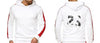 Abbigliamento di marca Degli Uomini di Modo Tuta casual Sportsuit Uomini Felpe Felpe Abbigliamento Sportivo JORDAN 23 Cappotto + Mutanda Degli Uomini di Set
